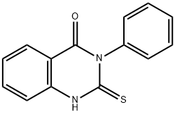 3-PHENYL-2-THIOXO-1,2,3,4-TETRAHYDROQUINAZOLIN-4-ONE Structure