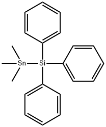 TRIMETHYLSTANNYLTRIPHENYLSILANE Structure