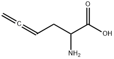 2-amino-4,5-hexadienoic acid Structure