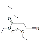 Propanedioic acid, (2-cyanoethyl)pentyl-, diethyl ester Structure