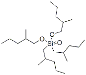 SILICICACID,TETRA-2-METHYL-1-PENTYLESTER Structure