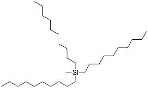 METHYLTRI-N-DECYLSILANE Structure