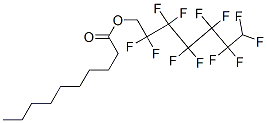 Decanoic acid 2,2,3,3,4,4,5,5,6,6,7,7-dodecafluoroheptyl ester Structure