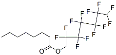 옥탄산2,2,3,3,4,4,5,5,6,6,7,7-도데카플루오로헵틸에스테르 구조식 이미지