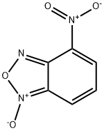 4-니트로-2,1,3-벤조옥사디아졸1-옥사이드 구조식 이미지