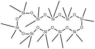에이코사메틸시클로데카실록산 구조식 이미지