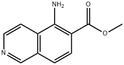 6-이소퀴놀린카르복실산,5-아미노-,메틸에스테르(9CI) 구조식 이미지