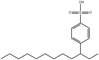 p-(3-dodecyl)benzenesulphonic acid  Structure