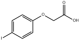 4-Iodophenoxyacetic acid 구조식 이미지