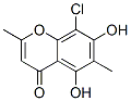 8-Chloro-5,7-dihydroxy-2,6-dimethyl-4H-1-benzopyran-4-one Structure