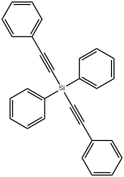 실란,디페닐비스(페닐에티닐)- 구조식 이미지