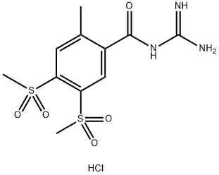 Rimeporide Hydrochloride Structure