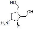 1,2-Cyclopentanedimethanol,4-amino-3-fluoro-,[1S-(1alpha,2beta,3beta,4alpha)]-(9CI) Structure