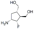 1,2-Cyclopentanedimethanol,4-amino-3-fluoro-,[1S-(1alpha,2beta,3alpha,4alpha)]-(9CI) 구조식 이미지