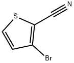 3-BROMOTHIOPHENE-2-CARBONITRILE 구조식 이미지