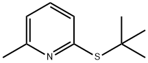 6-(tert-Butylthio)-2-methylpyridine Structure