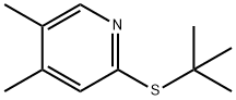 2-tert-부틸티오-4,5-디메틸피리딘 구조식 이미지