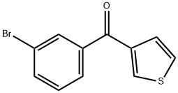 3-(3-BROMOBENZOYL)THIOPHENE Structure