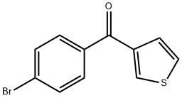 3-(4-BROMOBENZOYL)THIOPHENE Structure