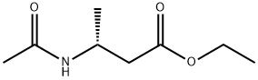 (R)-ETHYL-3-ACETAMIDOBUTYRATE Structure