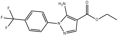 5-AMINO-1-[4-(FLUOROMETHYL)PHENYL]-1H-PYRAZOLE-4-CARBOXYLIC ACID ETHYL ESTER 구조식 이미지