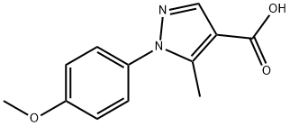 1-(4-METHOXYPHENYL)-5-METHYL-1H-PYRAZOLE-4-CARBOXYLIC ACID Structure