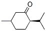 Cyclohexanone, 5-methyl-2-(1-methylethyl)-, (2R)- (9CI) Structure