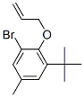 1-BROMO-3-(1,1-DIMETHYLETHYL)-5-METHYL-2-(PROP-2-EN-1-YLOXY)BENZENE Structure