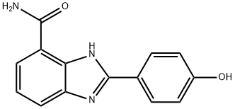 1H-Benzimidazole-7-carboxamide,2-(4-hydroxyphenyl)- Structure