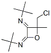 N,N'-[4-(Chloromethyl)-4-methyloxetane-2,3-diylidene]bis(2-methyl-2-propanamine) Structure