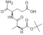 BOC-ALA-D-GLU-NH2 Structure