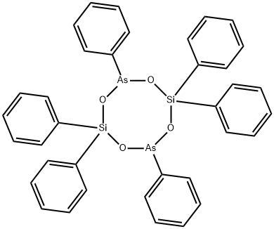 244688-HEXAPHENYL-1357-TETRAOXA-26-DIARSA-48-DISILACYCLOOCTANE Structure