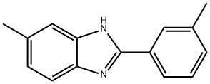 5-METHYL-2-(3-METHYLPHENYL)-1H-BENZIMIDAZOLE 구조식 이미지