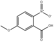 5-Methoxy-2-nitrobenzoic acid 구조식 이미지