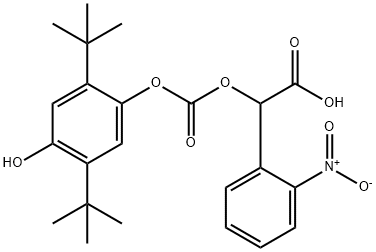 ALPHA-[[[2,5-BIS(1,1-DIMETHYLETHYL)-4-HYDROXYPHENOXY]CARBONYL]OXY]-2-NITRO-BENZENEACETIC ACID Structure