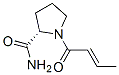 2-Pyrrolidinecarboxamide,1-(1-oxo-2-butenyl)-,[S-(E)]-(9CI) 구조식 이미지
