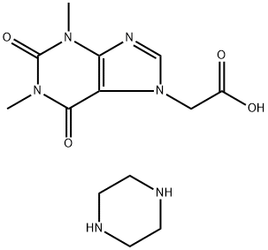 Acefylline piperazinate 구조식 이미지