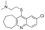 2-Chloro-11-[[2-(dimethylamino)ethyl]thio]-7,8,9,10-tetrahydro-6H-cyclohepta[b]quinoline 구조식 이미지