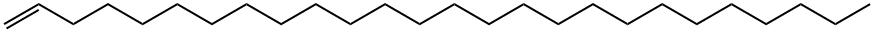 hexacos-1-ene  Structure