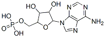 [5-(6-aminopurin-9-yl)-3,4-dihydroxy-oxolan-2-yl]methoxyphosphonic aci d Structure