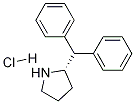 (S)-2-Diphenylmethylpyrrolidine (hydrochloride) Structure