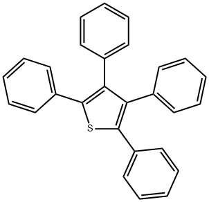Tetraphenylthiophene 구조식 이미지