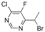 6-(1-브로모-에틸)-4-클로로-5-플루오로피리미딘 구조식 이미지