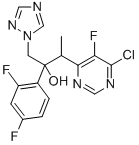 (2R,3S/2S,3R)-3-(4-Chloro-5-fluoro-6-pyrimidinyl)-2-(2,4-difluorophenyl)butan-2-ol hydrochloride 구조식 이미지