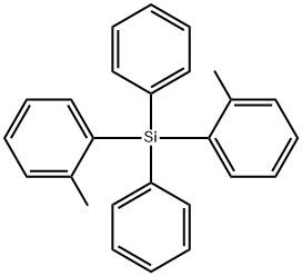 Bis(2-methylphenyl)diphenylsilane Structure