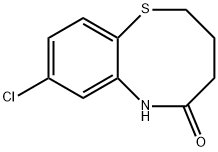8-chloro-3,4-dihydro-2H-1,6-benzothiazocin-5(6H)-one 구조식 이미지