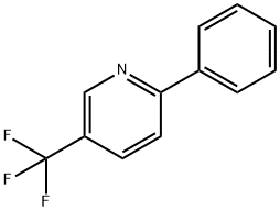 PYRIDINE, 2-PHENYL-5-(TRIFLUOROMETHYL)- Structure