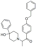 1-(4-BENZYLOXYPHENYL)-2-(4-HYDROXY-4-PHENYL-1-PIPERIDYL)PROPAN-1-ONE Structure