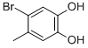 1,2-벤젠디올,4-브로모-5-메틸-(9CI) 구조식 이미지