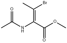 METHYL-(2E)-2-ACETYLAMINO-3-BROMO-2-BUTENOATE Structure